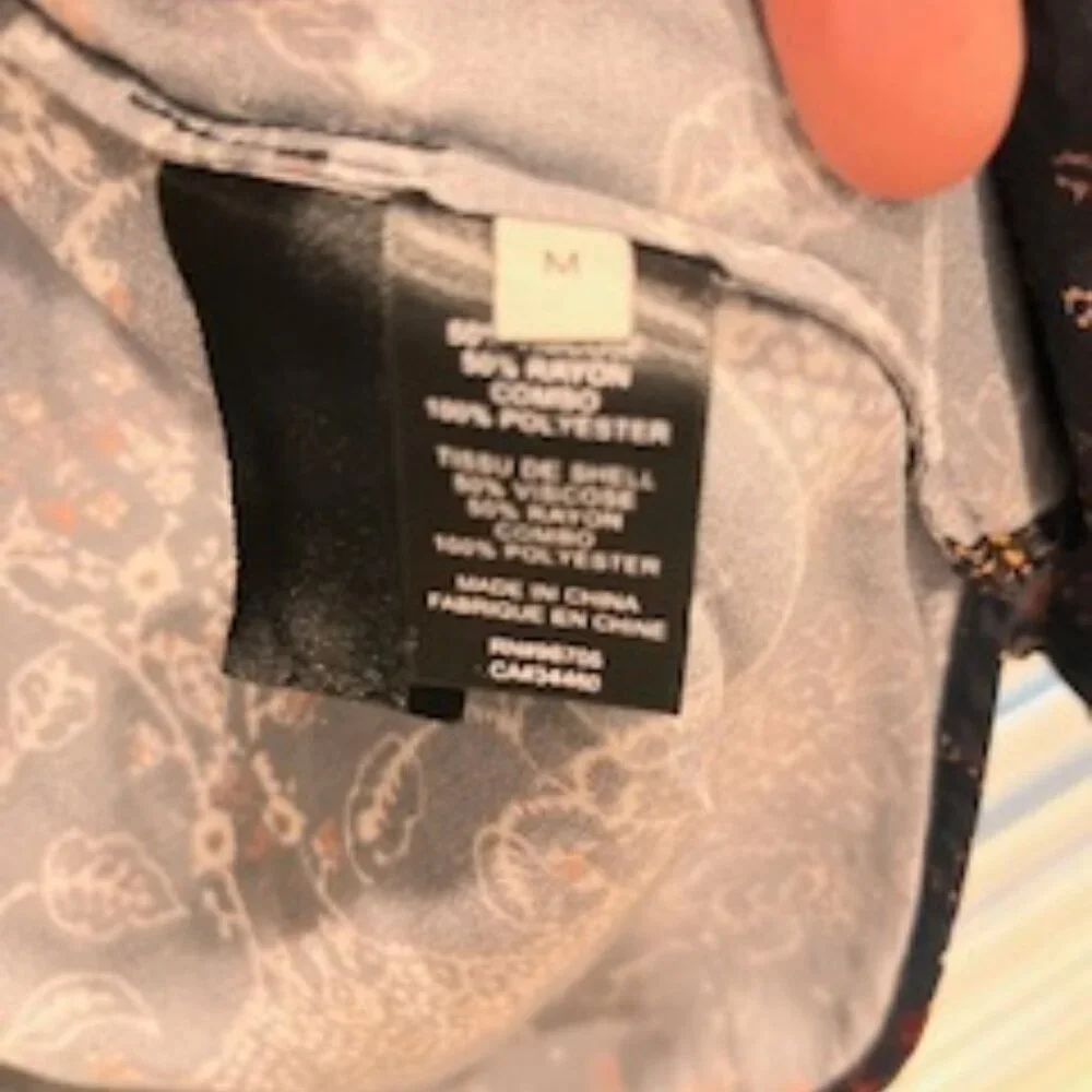 Silk Rebecca Taylor black satin stole button down blouse from Rent the Runway - Picture 6 of 6